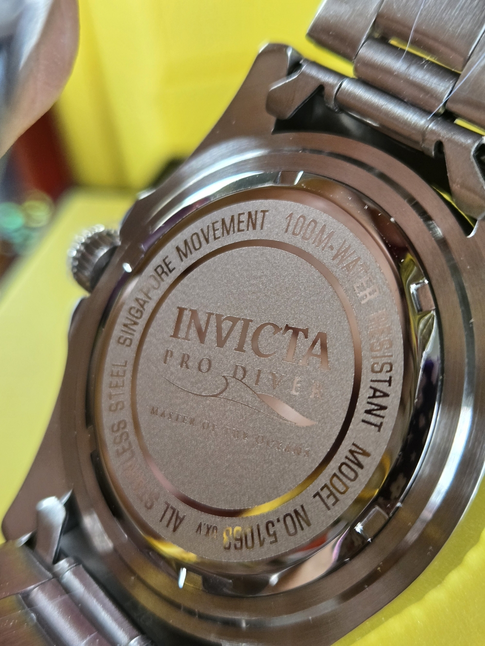 51063Invicta ProDiver Visions From Above Cranes Cherry Blossoms UnisexWatch 43mm - Picture 6 of 6